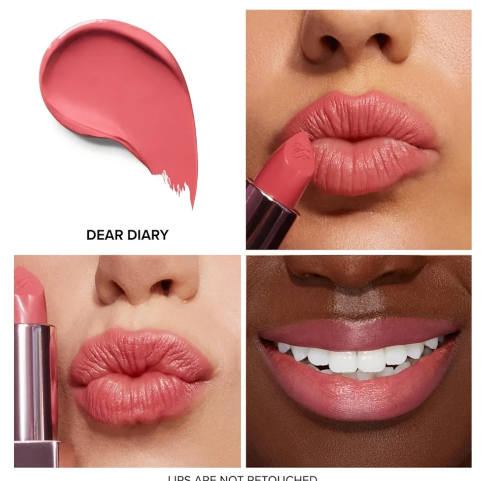Too Faced Lady Bold Diffused Matte Lipstick in DEAR DIARY (Medium Nude Pink)